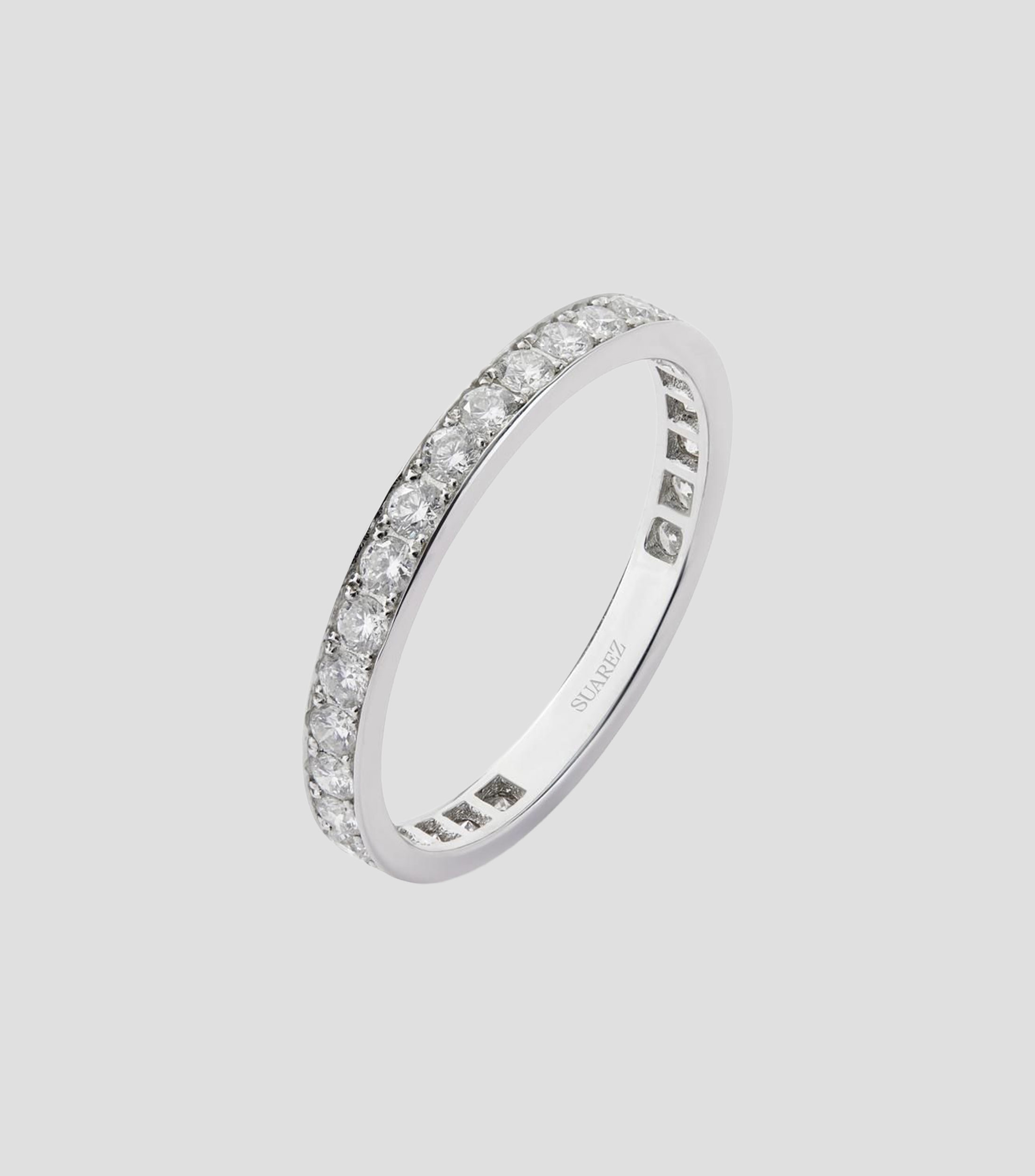 Anillo en Oro blanco de 18 kilates Mujer